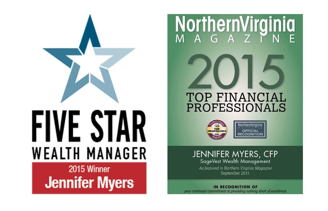 Jennifer Myers – Recipient of Two Wealth Professional Awards, 2015