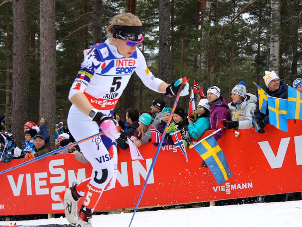 US female skier helping national team become world champions