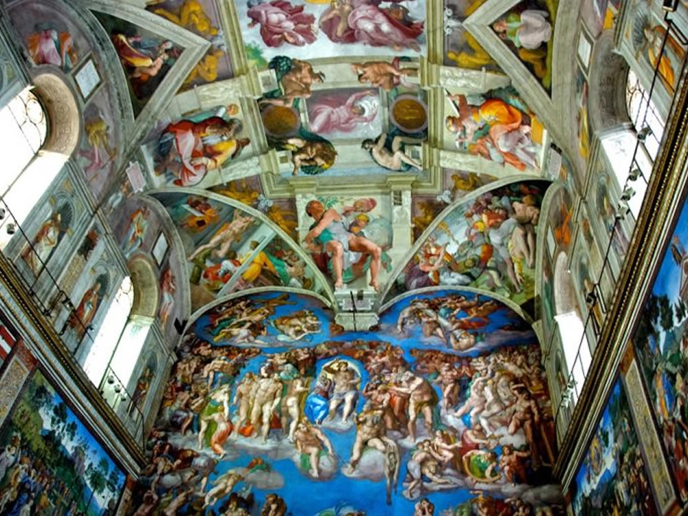 Viewing the Sistine Chapel ceiling is a travel secret discussed in Travel Secrets For A Vacation To Remember