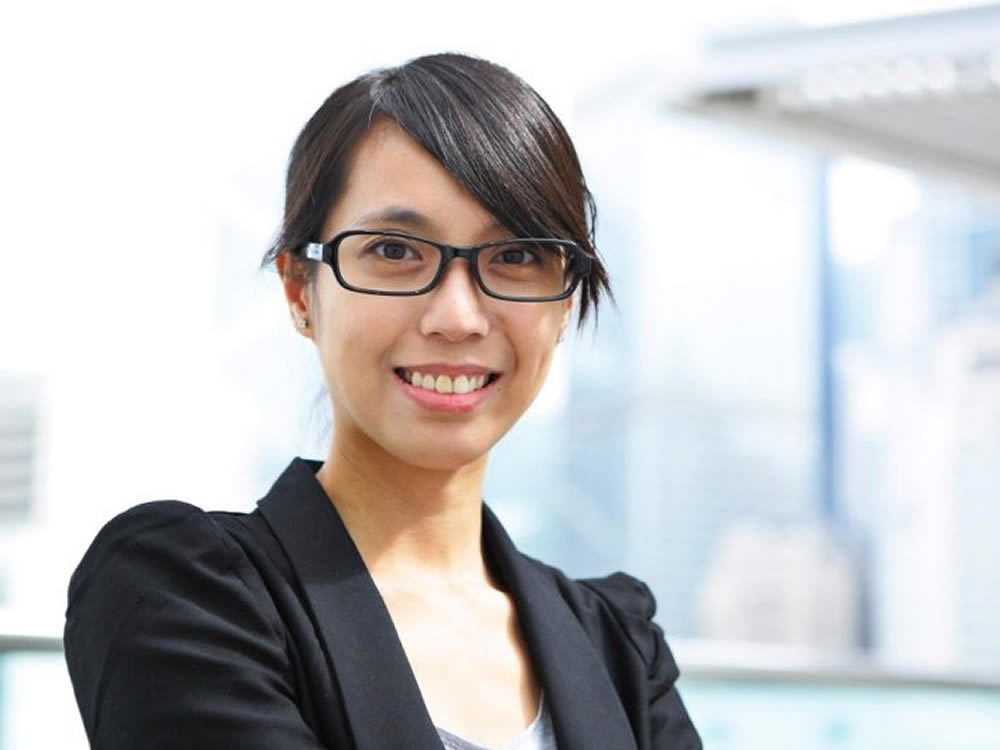 Young Asian woman is a successful business owner or consultant
