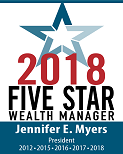 Five Star Wealth Manager 2018 Award logo