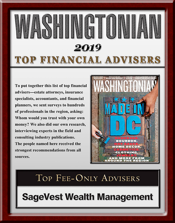 Washingtonian Top Wealth Advisor 2019