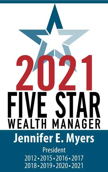 Jennifer Myers Recognized as a Five Star Wealth Manager 2021