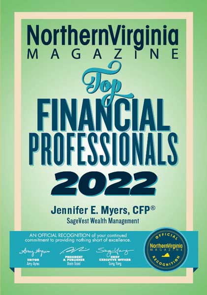 Northern Virginia Magazine Top Financial Professionals Award 2022